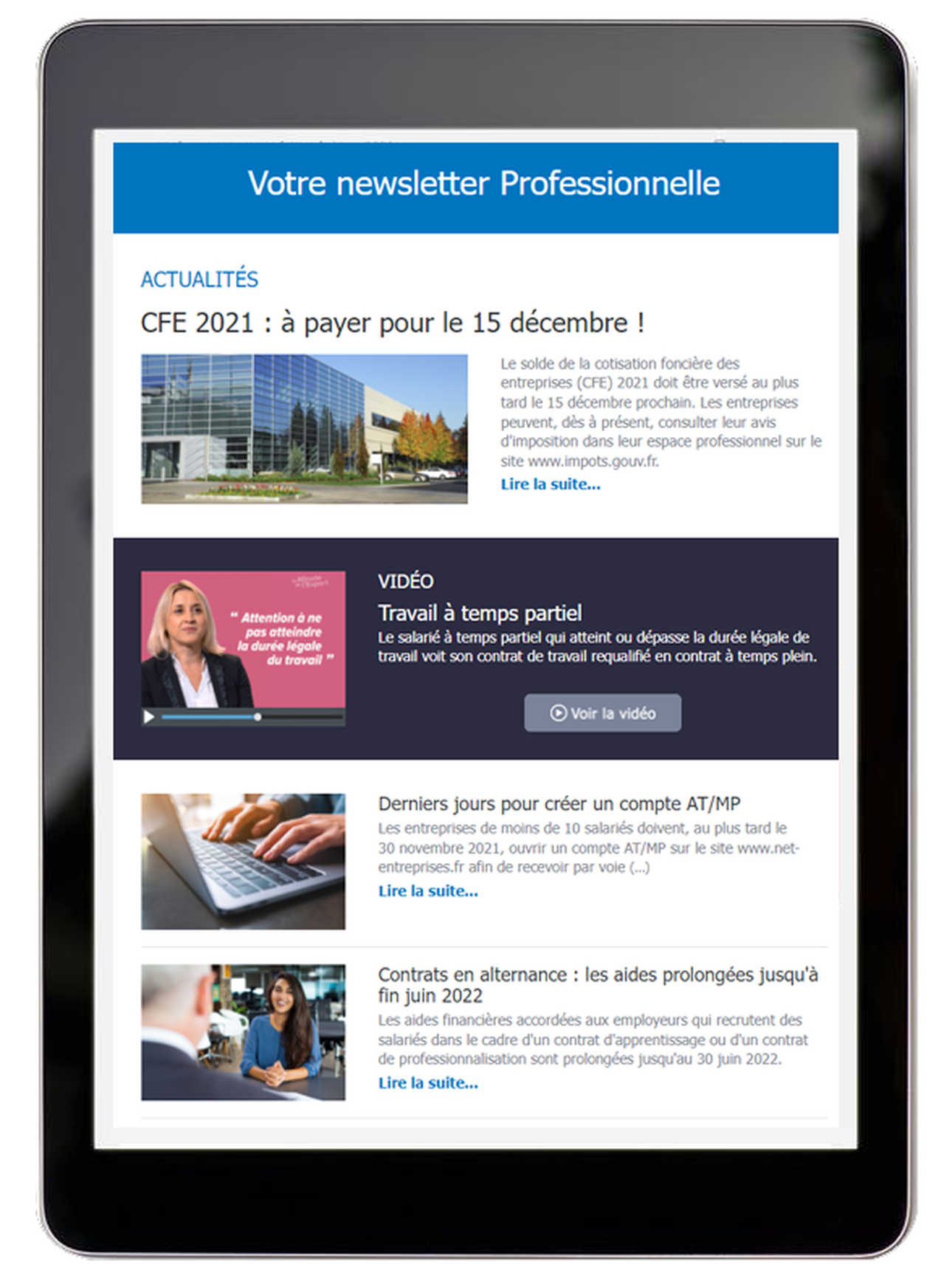 Newsletter bimensuelle